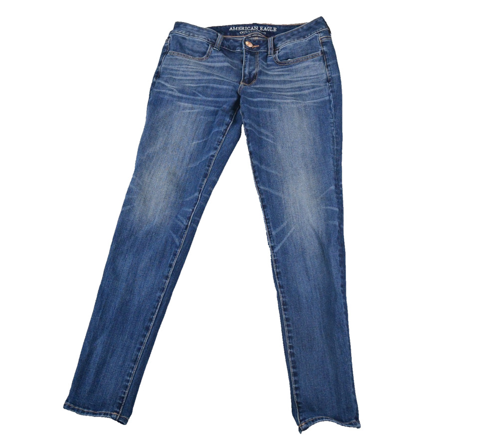 American Eagle Jeans Womens 8 (28x28) Jegging Blue Denim
